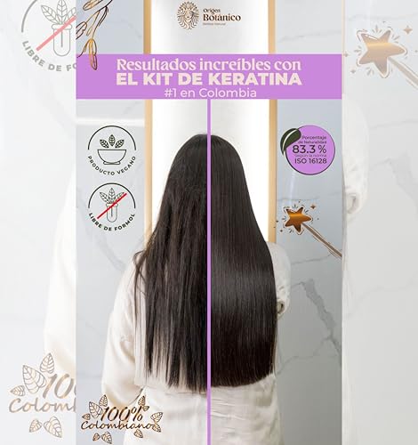 Origen Botanico Keratin Hair Treatment 250ml – Smoothing & Frizz Control