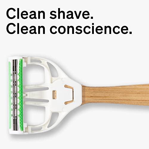 Schick Xtreme Bamboo Razor - Eco Friendly Disposable Razors, Bamboo Handle