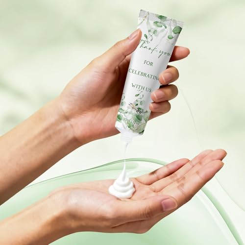 30 Sets Moisturizing Hand Cream Lip Balm Gift Kit for Wedding Return Thank You Welcome Gifts Sage Green Eucalyptus Leaf Theme Baby Shower Birthday Gifts Party Favors Games Prizes Winter Wedding Guests