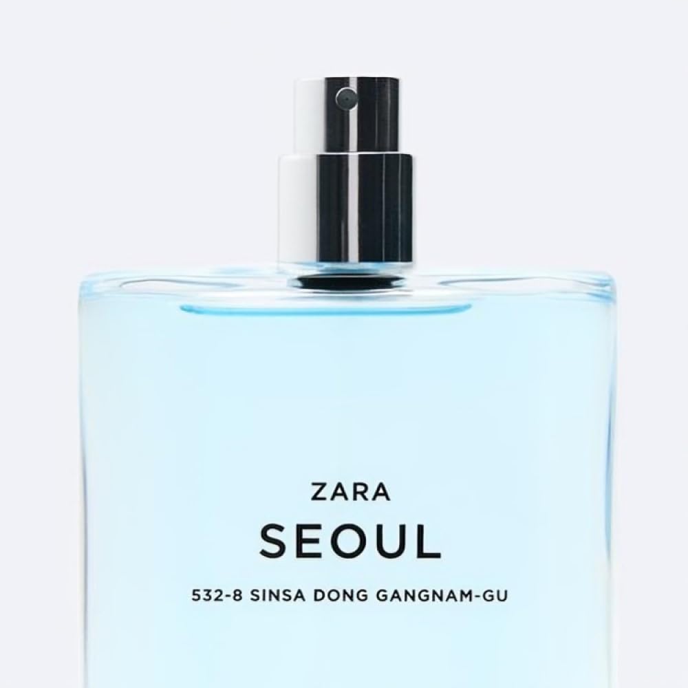 Zara Man Seoul 532-8 Sinsadong, Gangnam-Gu Cologne for Men Fragrance EDT Eau De Toilette 90 ML (3.04 FL OZ)