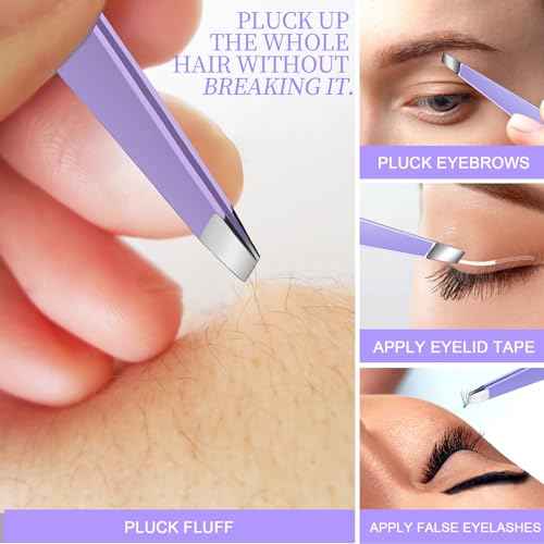 Teenitor Pimple Popper Tool Kit and Blackhead Remover Tools, Ingrown Hair Tweezers, Professional Blackhead Extractor Pimple Extractor Comedone Extractor, Black Head Remover for Face