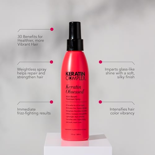 Keratin Complex - Keratin Obsessed Multi-Benefit Treatment Spray - 5 fl oz,(Pack of 2)