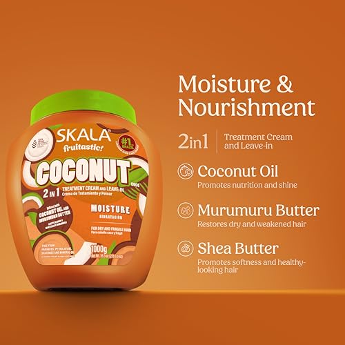 Skala Coconut Treatment Cream 35.3 oz - Deep Conditioning Hair Mask