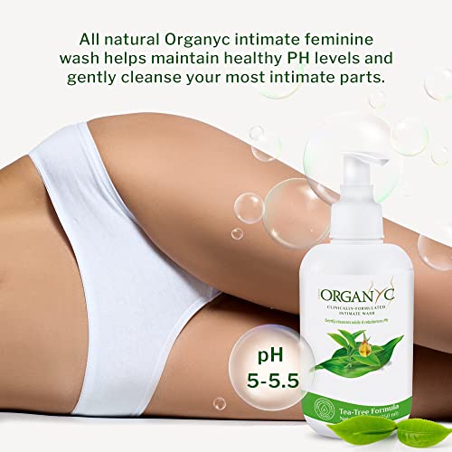 Organyc pH-Balanced Intimate Wash, 250ml – Organic Tea Tree & Botanical