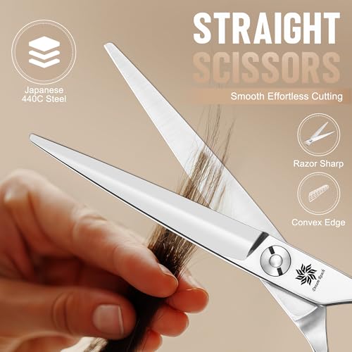 Dream Reach 6" Swivel Hair Scissors - 440C Convex Razor Edge