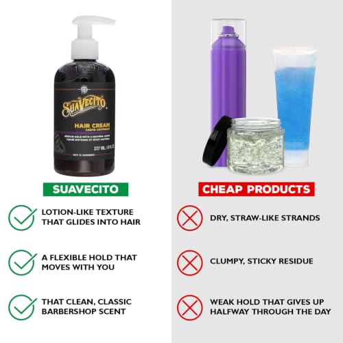 Suavecito Hair Cream - Light Hold & Natural Shine