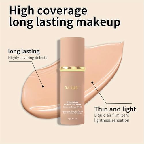 Color-Changing Foundation SPF 50 | Full Coverage, Waterproof