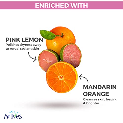 St. Ives Radiant Skin Face Scrub Pink Lemon 6 oz