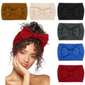 Huachi Headbands for Women 6-Pack Knotted Bow Wide