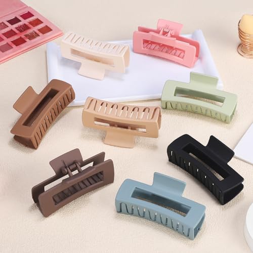 4.1 Inch Large Hair Claw Clips for Thick Hair, 8 Pack