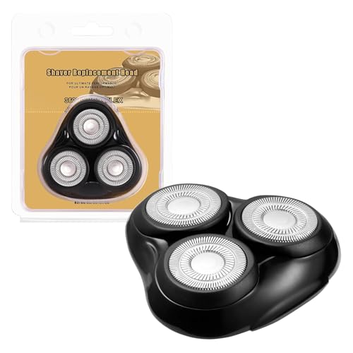 Black Rotary Shaver Replacement Head Compatible with Remington Series - Easy Install