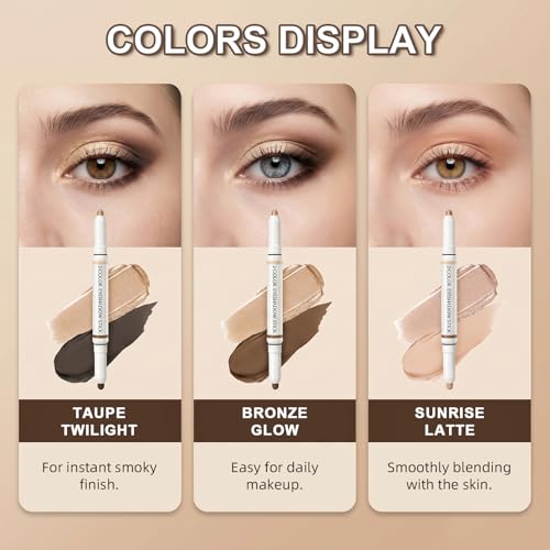 2-in-1 Cream Eyeshadow Stick - Shimmer & Matte