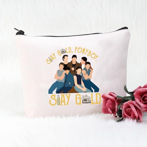 POFULL 80s Movie Inspired Gift Ponyboy TV Show Fans Cosmetic Bag