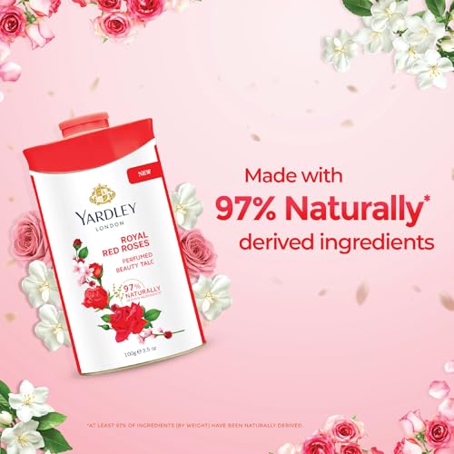 Yardley Red Rose Perfumed Talc 250 g
