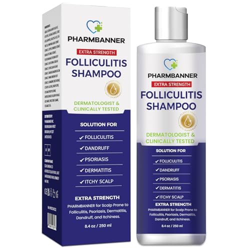 Anti-Fungal Medicated Shampoo for Seborrheic Dermatitis & Folliculitis