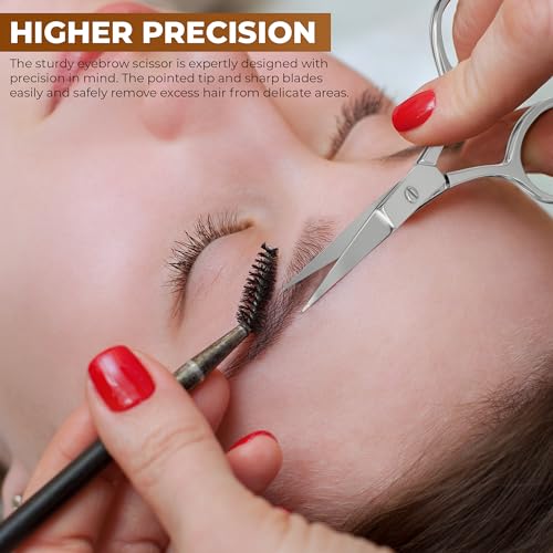 Utopia Care Eyebrow Scissors - Professional Stainless Steel Grooming Shears