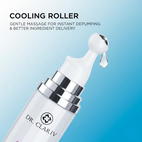 Caffeine 5% + Bakuchiol Eye Serum for Dark Circles, Puffiness Eyes with Argireline & Copper Peptides (GHK-Cu) ? Roll-on Under Eye Serum, Anti-Aging Wrinkle Care for Fine Lines? 20ml