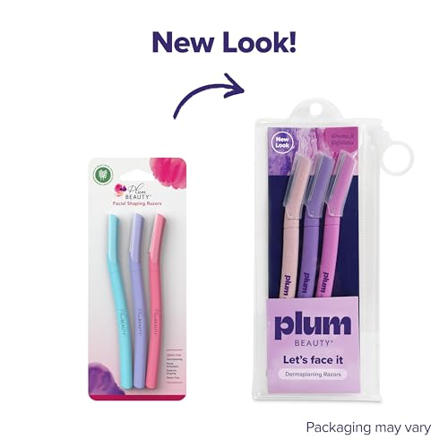 Women’s Face & Eyebrow Razor Set for Dermaplaning and Shaping