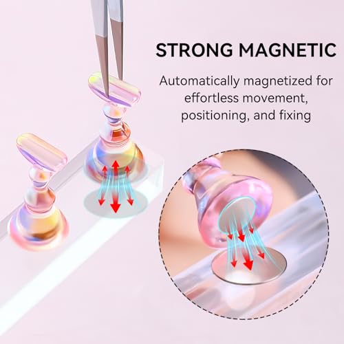 Makartt Magnetic Nail Stand Kit for Press-On Nails & Art