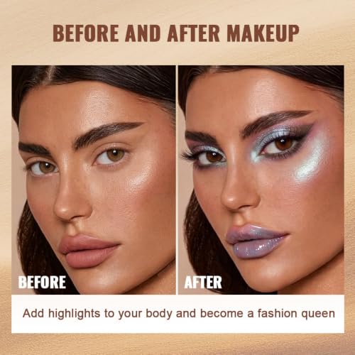 Duochrome Multichrome Glitter Eyeshadow - Holographic Purple