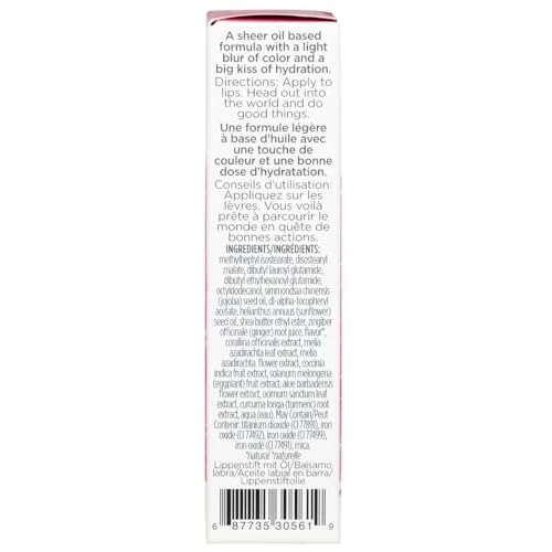 Pacifica Lipstick Oil ? Glow Stick Lip Tint Oil - Hydrating Tinted Lip Balm with Vitamin E for Moisturized Lips, Sheer Tint & Natural Gloss, Vegan & Cruelty-Free, 0.14 oz (Sunrise)