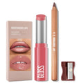 Erinde 2-in-1 Lip Liner & Gloss Combo Set - Waterproof