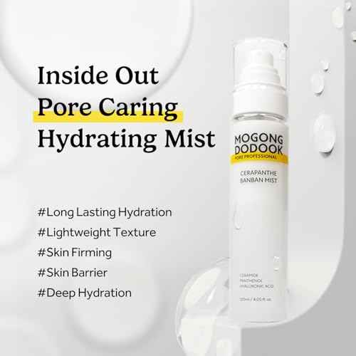 Cerapanthe Pore Care Face Cream Mist ? 4.05 fl oz | Dual-Layer Hydrating Spray with Ceramide, Panthenol & Hyaluronic Acid | EWG Green, Deep Moisture for All Skin Types, Daily Use