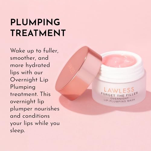 LAWLESS Forget the Filler Overnight Lip Mask 0.28 oz