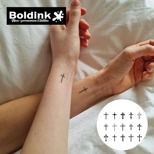 Boldink Realistic Temporary Tattoos - Waterproof, 7-15 Days