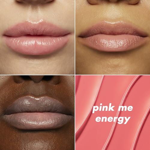 e.l.f. Glow Reviver Lip Oil Stick Pink-Me Energy 0.11oz - Buildable Tinted Lip Care