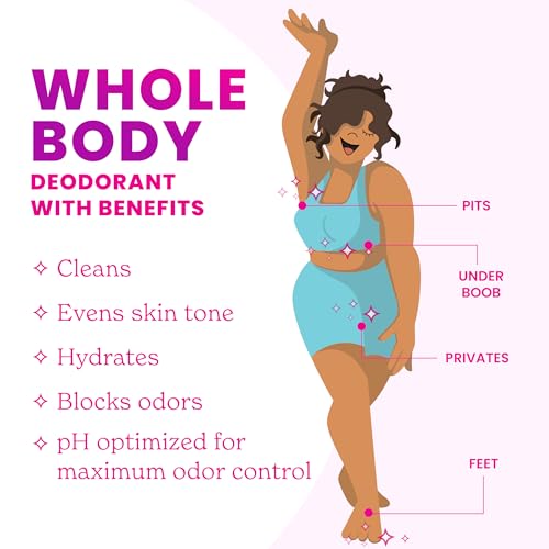 Whole Body Deodorant Mini Bundle - Cream & Solid Stick, 72-Hour Odor Control, Aluminum Free, Clean Tangerine