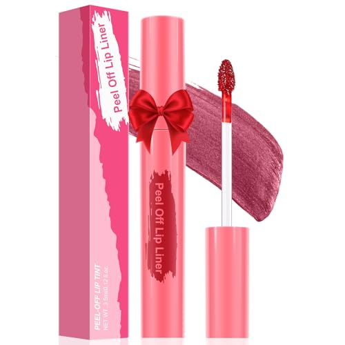 Waterproof Peel Off Lip Stain - Long Wear Lip Tint, Mauve