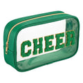 Cheer Makeup Bag with Chenille Letters | 3D Stand-Up Design