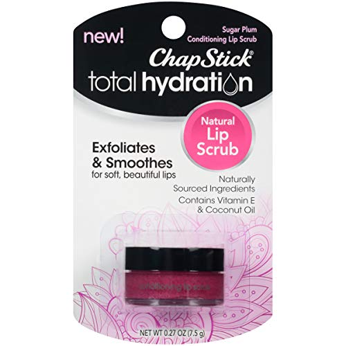 ChapStick Total Hydration Lip Scrub Sugar Plum 0.27oz