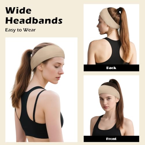 Headbands for Women Wide Fashion Sports Hair Bands