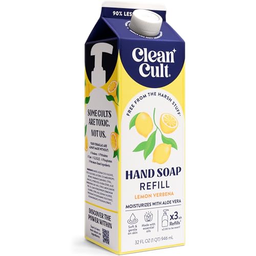 Cleancult Liquid Hand Soap Refill - Lemon Verbena 32oz