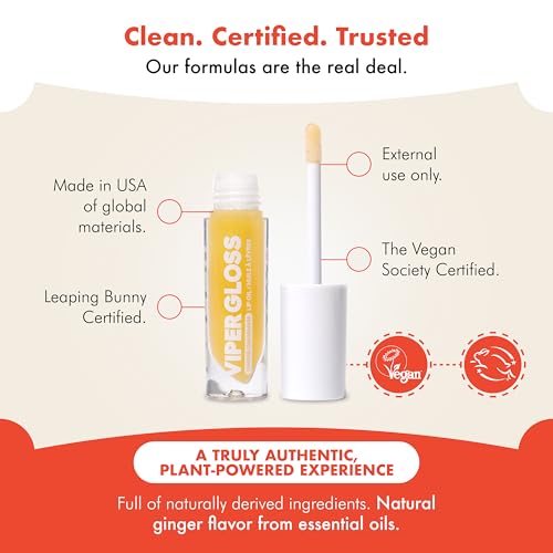 Zizia Viper Gloss – Moisturizing Lip Plumper with Hyaluronic Acid