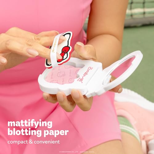 Hello Kitty Mattifying Blotting Paper Compact with Mirror