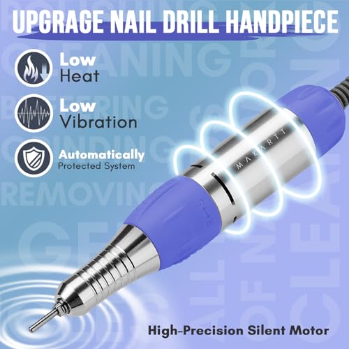 Makartt Electric Nail Drill JD700 for Acrylic Nails - 30000RPM
