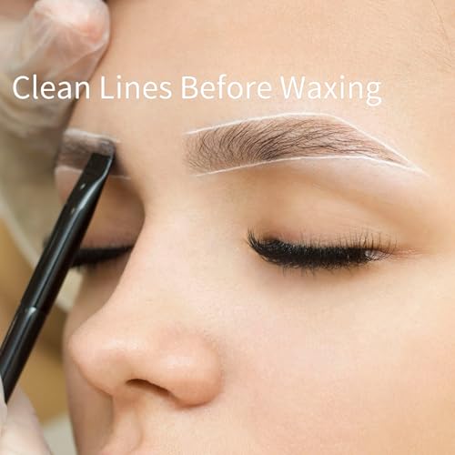 Eyebrow Mapping Kit with White Paste, Dual Brush & Cotton Swabs