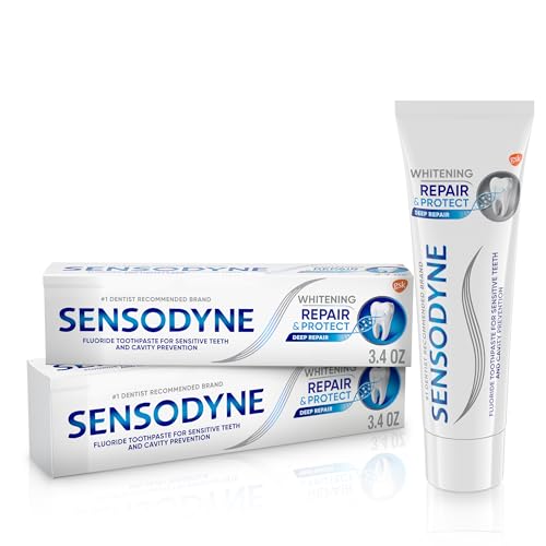 Sensodyne Repair & Protect Whitening Toothpaste, 3.4 oz (Pack of 2)