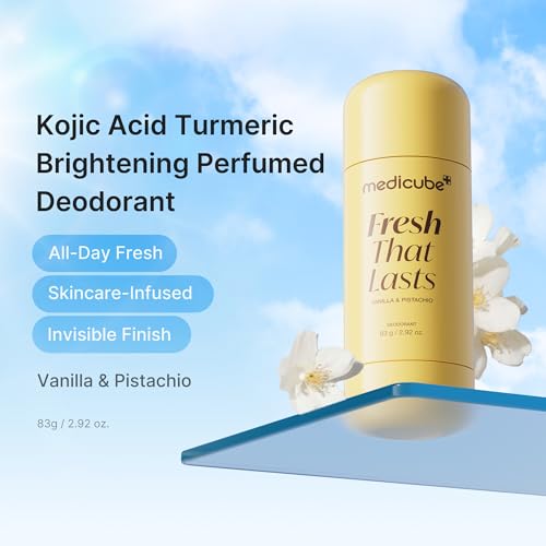 Kojic Acid & Turmeric Deodorant Stick for Women & Men, 2.92 oz