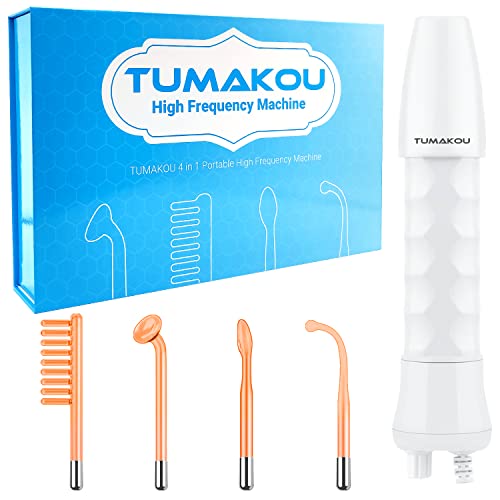TUMAKOU High Frequency Facial Machine with 4 Glass Tubes