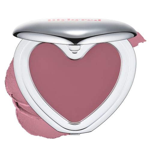 lilybyred Luv Beam Cheek Mousse - Taro Cream Blush, Soft-Matte Finish