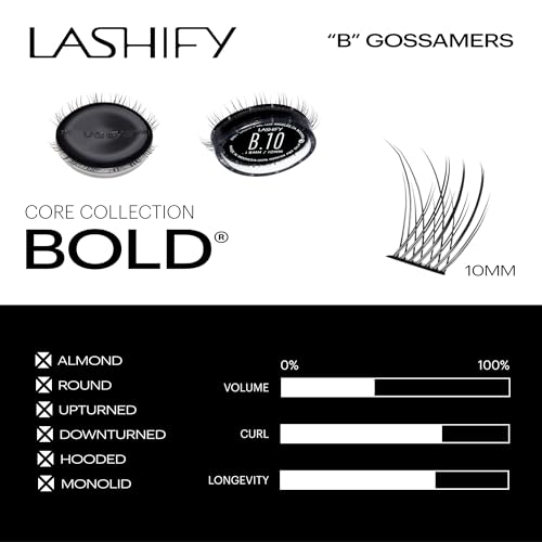 Lashify Bold Gossamer 10mm DIY Eyelash Extensions