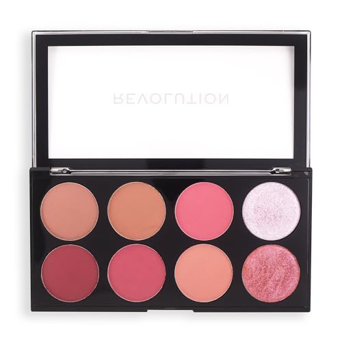 Ultra Blush Palette 8 Shades Shimmer & Matte Vegan