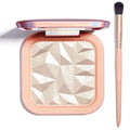 LSxia Champagne Gold Highlighter Palette 0.39oz Shimmer Contour Makeup