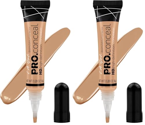 L.A. Girl HD Pro Concealer Light Tan GC960 (Pack of 2)