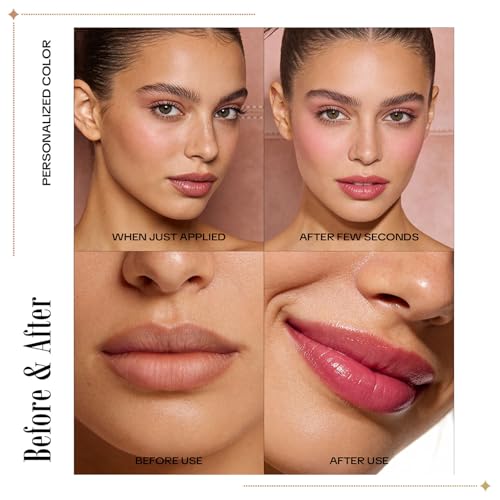 pH-Activated Blush Stick 3-in-1 for Cheeks, Eyes & Lips