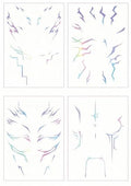 Rumi Temporary Tattoo Stickers - Heat Transfer Cosplay Body Art